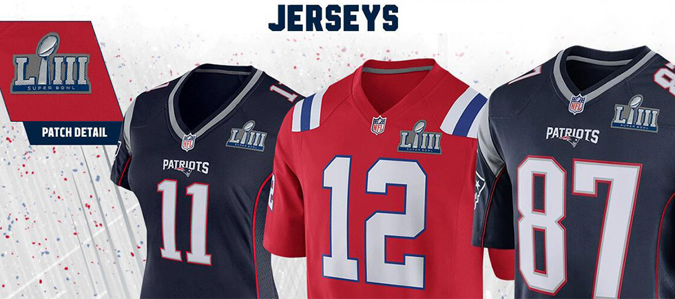 Camisetas New England Patriots Replicas